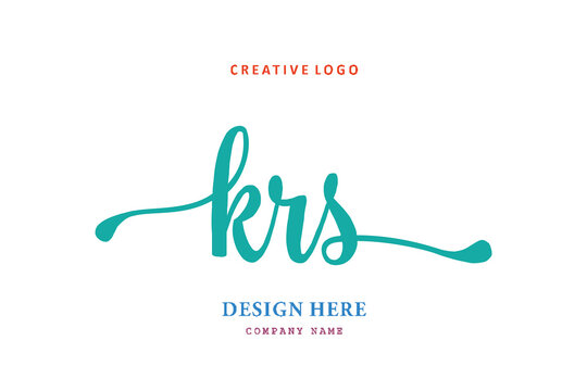 KRS lettering logo is simple, easy to understand and authoritative