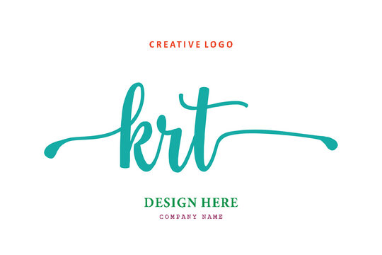 KRT lettering logo is simple, easy to understand and authoritative