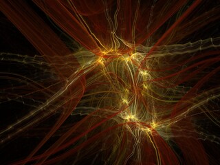 Imaginatory fractal background Image
