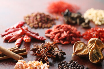 スパイスと香辛料と中華素材