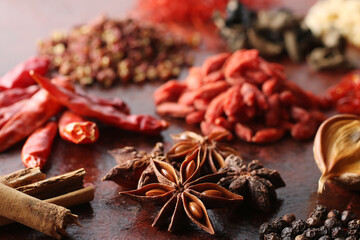 スパイスと香辛料と中華素材