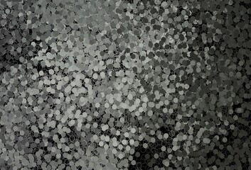 Dark Gray vector pattern with spheres.