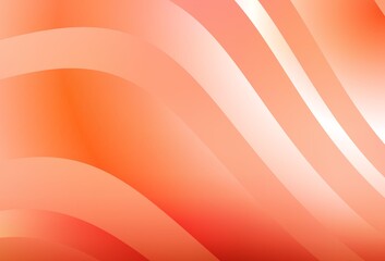 Light Red vector pattern with curved lines.