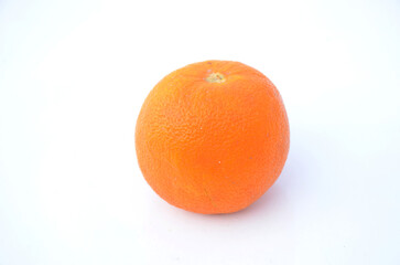 the ripe yellow grapefruit isolated on white background.