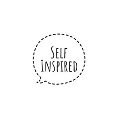 ''Self inspired'' Lettering