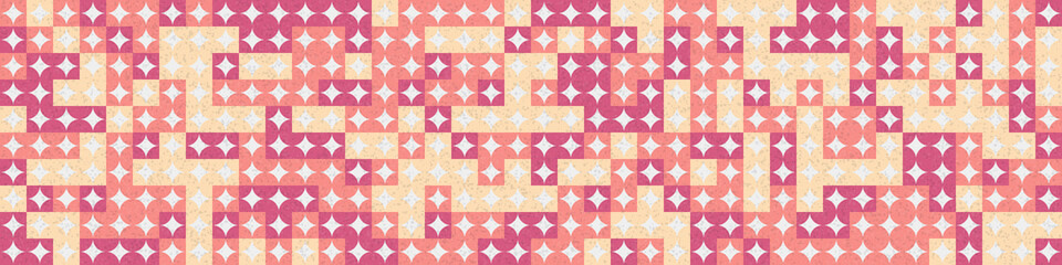 Abstract Geometric Pattern generative computational art illustration