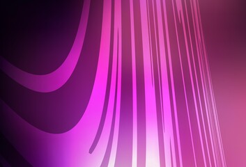 Dark Purple, Pink vector glossy abstract backdrop.