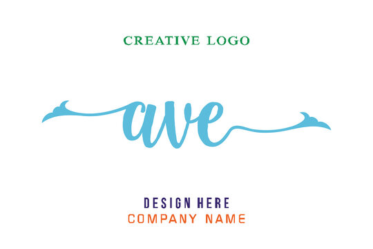 AVE lettering logo is simple, easy to understand and authoritative