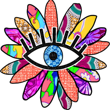 Floral Evil Eye 