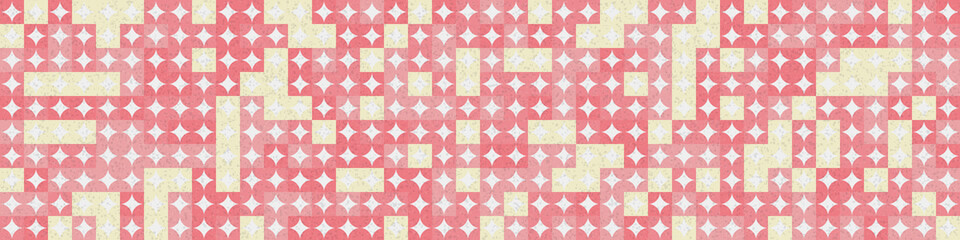 Abstract Geometric Pattern generative computational art illustration