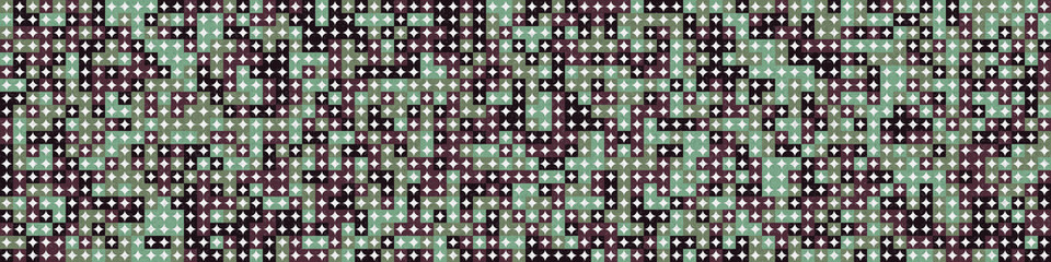Abstract Geometric Pattern generative computational art illustration