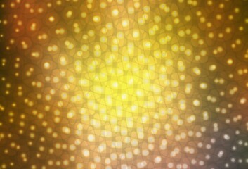 Dark Green, Yellow vector backdrop with dots.