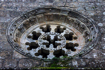 Parada de Sil, Spain. The Mosteiro de Santa Cristina de Ribas de Sil, a Romanesque monastery in Galicia