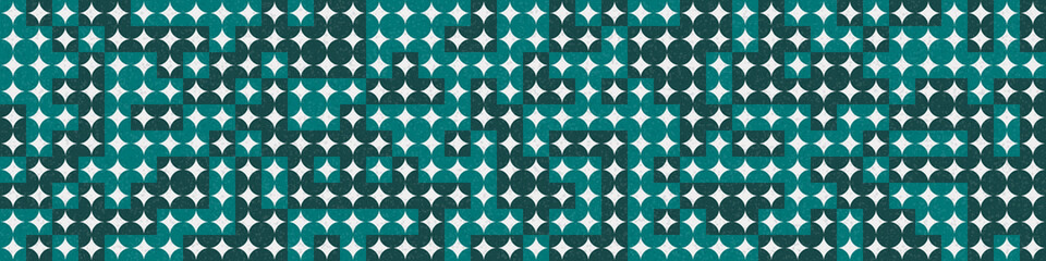 Abstract Geometric Pattern generative computational art illustration