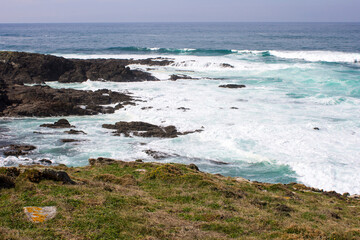 Malpica, Spain. Punta Nariga, a scenic headland in the Costa da Morte (Death Coast) in Galicia
