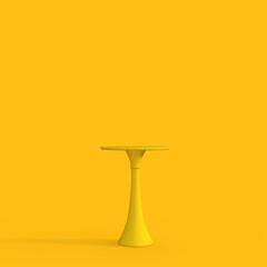 Tisch gelb, Vintage, Retro, Hintergrund 