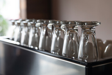 Coffee machine in the cafe.