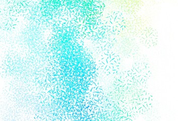 Light Blue, Green vector template with repeated sticks.