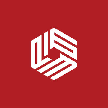 Creative initial letter LGM logo design concept