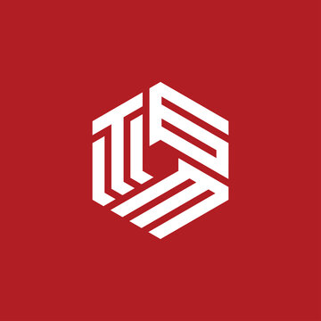 Creative initial letter TGM logo design concept
