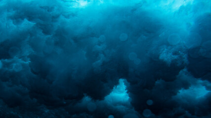 Fototapeta na wymiar wave texture under water. high quality photos
