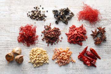 中華スパイスと中華素材