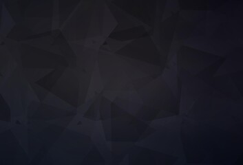 Dark Gray vector texture with abstract poly forms.