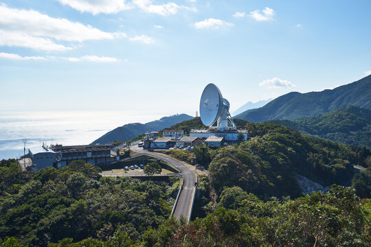 鹿児島県　内之浦宇宙空間観測所
