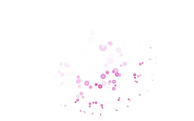 Light Pink vector background with spots.