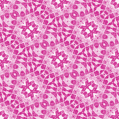 Textured African fabric, cotton, seamless, pink and white colors, photo   