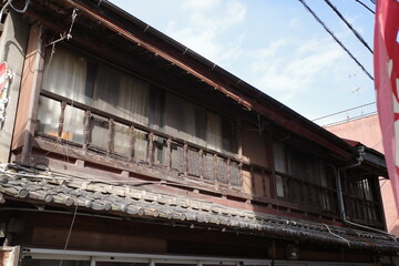 日本の広島県尾道市の古くて美しい建物