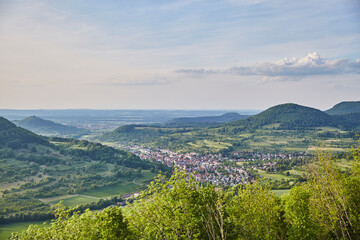 Reußenstein Schloss in the Schwäbische Alb (Swabian Alb) near Stuttgart - Germany, Alps, Building, Castle, Mountain Range