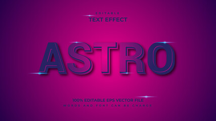 astro text effect