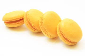 Foto op Canvas macarons gialli, yellow macarons © picture10