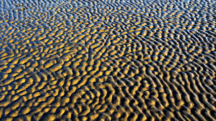 Sand, wave and sea. Natural background.