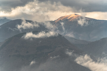 Cloudy mountains