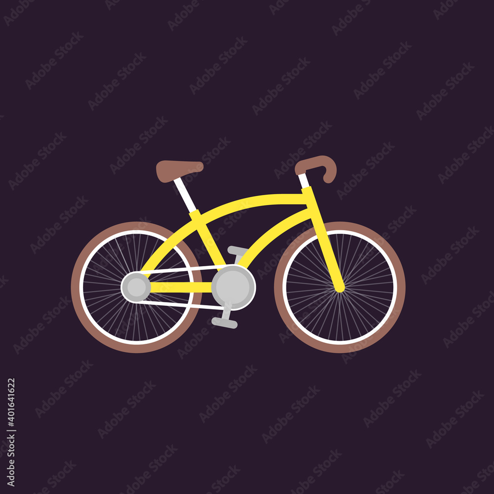 Canvas Prints bicycle vector illustration