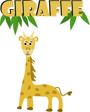 Image of a cute giraffe