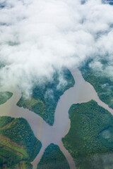 Delta Sierpe River - Térraba o Diquís, The Osa Peninsula, Puntarenas Province,  Costa Rica, Central America, America