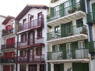 Fototapeta premium casas hondarribi