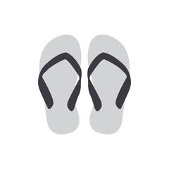 Flip flop icon design template vector isolated illustration