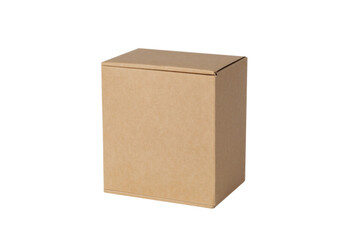 Cardboard box for goods on a white background. Different size. Isolated on white background.
