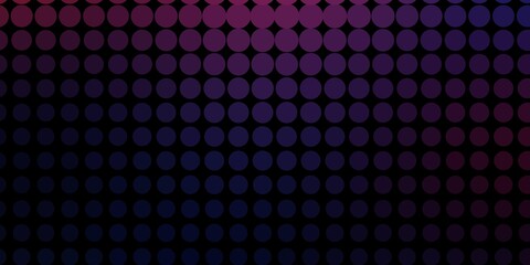 Dark Pink, Blue vector layout with circle shapes.