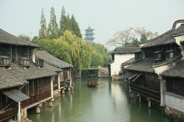 Fototapeta na wymiar Wuzhen Water Town