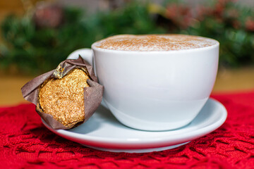 cup of coffee and muffin