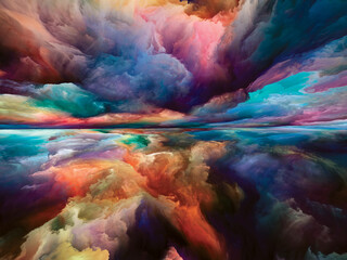 Obraz na płótnie Canvas Synergies of Land and Sky
