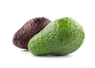 avocado isolated on white background