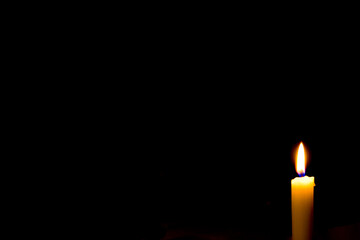 Candle in the dark