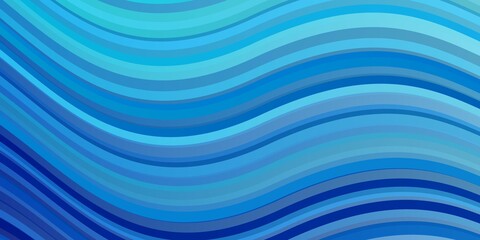 Fototapeta premium Light BLUE vector background with wry lines.