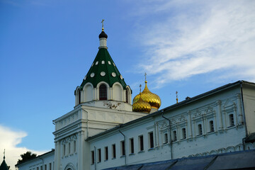Fototapeta na wymiar Church architecture in the city of Kostroma, Russia.